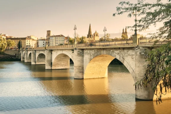 Qué Ver En Logroño: Imprescindibles Y Ruta A Pie En 1 O 2 Días Vista Panorámica De La Arquitectura De Logroño, Un Destino Ideal Para Turismo Y Peregrinos Del Camino De Santiago