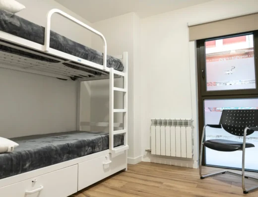 Habitación Santiago En Albergue San Nicolás